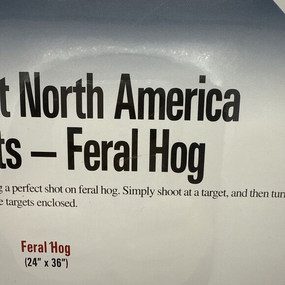 Safari Press Perfect Shot North America Big Game Target Feral Hog Pack Of Five - Picture 2 of 6